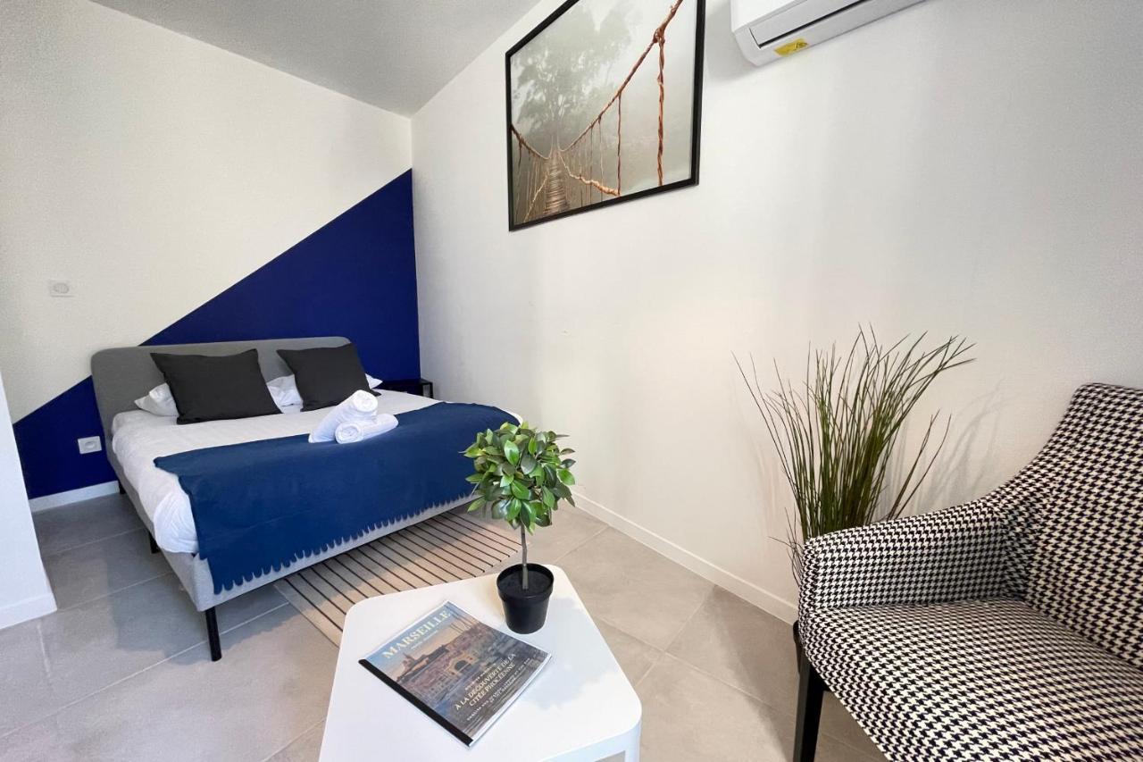 Apartamento Le Grand Bleu Terrasseclimwifinetflix Proche Gare-Centre Marsella Exterior foto